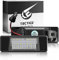 TECTICO LED Kennzeichenbeleuchtung Nummernschildbeleuchtung SMD Ultra Weiß Kompatibel mit Nissan X-Trail Qashqai Pathfinder Primera Juke Teana Versa Armada, 2 Stücke