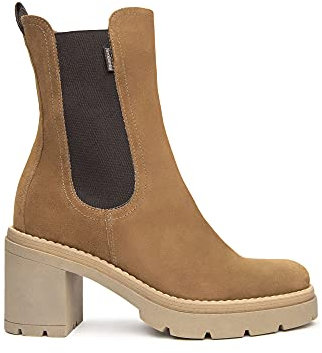 Nero Giardini I117130D Stivaletti Chelsea Donna in Pelle - Malto 40 EU