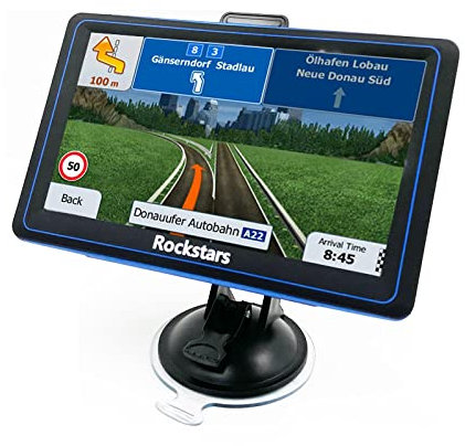 ROCKSTARS GPS Poids Lourd Camion ET Camping Europe AS 24 7 Pouces HD 2021 Gratuite A Vie GPS fiable à 100% Tester Ancien Chauffeur SAV français, NOIR