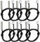 8 Stück NTC Thermistor 10K ohm Temperatursensor Sonde, Fajoeda Edelstahl NTC 10K B3950 1% mit 1m Kabel Digital Thermal Verlängerungskabel