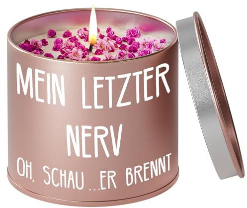 Welsky Geschenke für Frauen, Geburtstagsgeschenk für Frauen Freundin Mama Oma Duftkerzen in Metalldosen, Valentinstag Geburtstag Weihnachten für Schwester Tochter