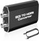 MEIRIYFA Convertitore SDI a HDMI, convertitore SDI a HDMI 1080P con Supporto Uscita Loop SDI Formato 3G-SDI, HD-SDI, SD-SDI per Fotocamera Monitor proiettore SDI