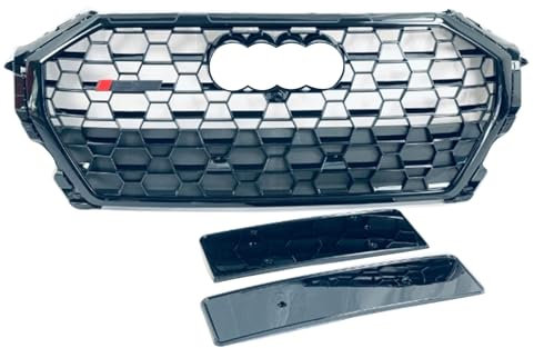 Auto Front Stoßstange Kühlergrills für Audi Q3 2019-2023, Lüftungsgitter Kratzfest Rost- Und Wasserbeständig, Hitzebeständig Verschleißfest