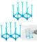 Fokecci 2 Pieces Retractable Cup Drying Rack, Plastic Drying Rack for Glass Bottle Tableware, Cup Tree with Non-Slip Base, Glass Cup Stand for Cup Storage (Blue)