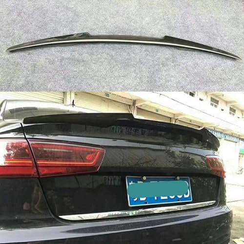 Heckspoiler für Audi A6 C7 Spoiler 2012 2013 2014 2015 2016 2017 2018, Auto Dachspoiler Heck Kofferraum Spoiler Heckflügel Deflektor Flügel Styling Zubehör