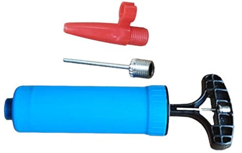 Zasdvn Fußballpumpe, Luftpumpe, Inflator-Kit mit Nadeldüse, schneller Luftpumpe, tragbarer Sportball-Handpumpe, Verlängerungsschlauch für Basketball, Fußball, Bälle, modisch verschleißfest