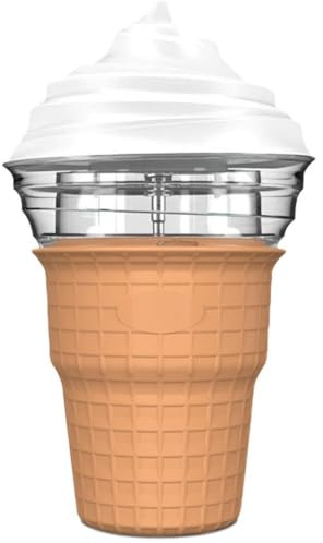 Haowul Eismaschine Für Gefrorene Früchte, Vollautomatischer Mini-DIY-Slush-Dessert-Maker Für Den Haushalt, Soft-Serve-Dessert-Maker Für, Mix-, Milchshakes, Sorbet, Schalen