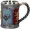 DIOSDMLN Game of Thrones 21oz Stainless Steel & Resin Beer Mug, 600ml Capacity, Perfect for Themed Parties