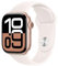 Apple Watch Series 10 GPS 42 mm Smartwatch con cassa in alluminio e cinturino Sport Loop Rosa fard - M/L. Fitness tracker, app ECG, display Retina always-on, Carbon Neutral