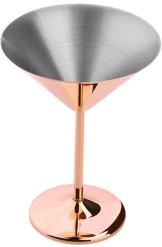 Garneck Bicchiere Da Martini Coppa Per Bere a Stelo Eleganti Bicchieri Da Vino Bere Calice Di Vino Boccale Di Birra Bicchieri Da Cocktail Infrangibili Martini Acciaio Inossidabile