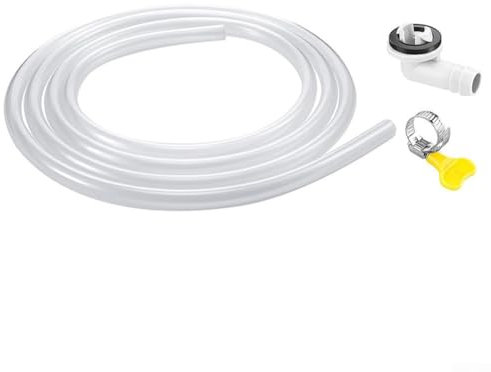Kit de manguera de drenaje de aire acondicionado multifuncional de 10 pies con conector y abrazadera para una fácil instalación
