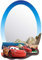 alles-meine.de GmbH Kinder Wandspiegel - Acryl Spiegel - bruchsicher unzerbrechlich - Disne. Cars - Auto - Lightning McQueen - selbstklebend & wiederverwendbar - Acrylglas - 22 c..