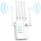 RipetitoreWiFi, amplificatore di segnaleWiFi domestico, estensore WiFi, 6 antenne, 2 porte LAN, estensore di segnale WiFi router domestico/ufficio compatibile.