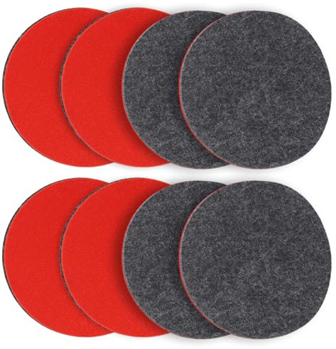 FAELNK 8 PCS Disque Polissage 125mm pour Voiture Tampons de Polissag pour Ponceuse Orbitale Bosch pour Voiture Baignoire Verre Métal Marbre Pad Polissage Voiture
