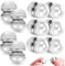 SAFIGLE 10 Paar hijab magnete kopftuch magnete magnet kugeln schmuck verschluss brautkleidung Perlen Kleidungsmagnet Riemen steht Magnetschnallen für Kleidung Kleidergewichte Metall Silver