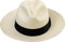 Sombrero de Panamá Montecristi enrollable paja Toquilla | Grado 15-16 | Sombrero Montecristi | Unisex | Tejido a mano | Clásico | Bolsa de regalo, natural, 3XL