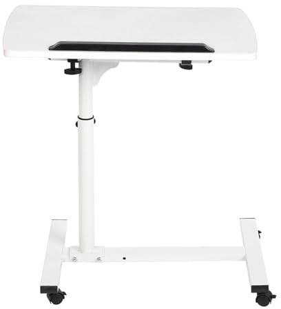 Greensen Compact & Sturdy, Portable Laptop Desk, Slide Under Bed Chair, 62-88 Cm Height, Versatile Usage, Easy to & Move, Space-saving Design, Mute Pulley Wheels, for Reading, (#1)