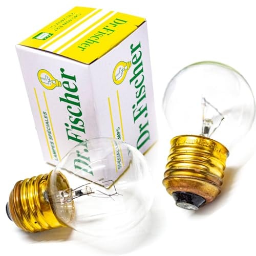 jpshop - 2 pezzi Lampadina ad Incandescenza per Forno 40W Attacco Grande E27 - Resistente fino a 300°