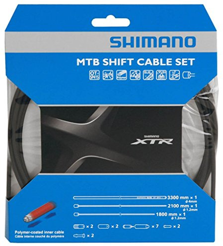 Shimano MTB XTR Schaltzug-Set, Black, 3300 mm