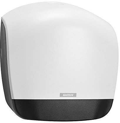 Katrin 90083 Inclusive Gigant Spender für Jumbo-Toilettenpapierrollen, groß, Weiß
