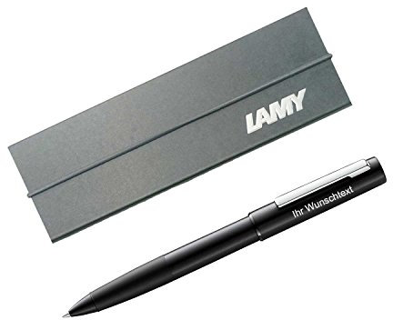 Lamy Tintenroller aion Modell 377, inkl. Laser-Gravur, Farbe black (schwarz)