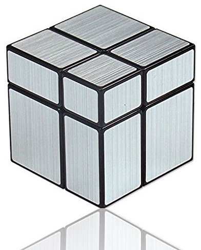 Würfel 2 x 2 x 2 Mirror Cube 2 x 2 Silber originelles Geschenk LEVEL25