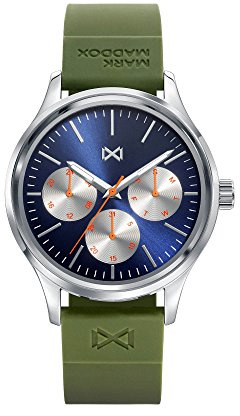 Mark Maddox HerrenArmbanduhr Analog Quarz Silikon HC7108-37