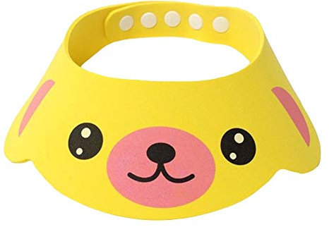 Brüssel s08 Cartoon Tier Baby Badewanne Dusche Shampoo Visor Kappe Kinder Haar waschen Augenschutz Kappe Verstellbar Safe Shampoo Dusche Baden Hut für Badewanne Haar schneiden
