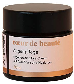 coeur de beauté - natürliche Augenpflegecreme - vitalisierend mit Bio-Ölen, Aloe Vera und Hyaluron