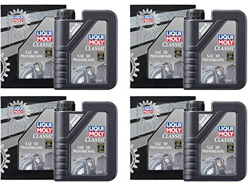 4X Original Liqui Moly 1L Classic Motorenöl Motoröl Motoroil Oil SAE 30 1132