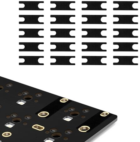 RunJRX YIMAGUJRX Keyboard Stabilizer Films PCB Stabilizer Teflon Pads for Custom Gaming Keyboards (20 Pcs)