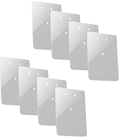 Blueshyhall 8 teilig Universal Lackschutz-Folie für Fahrrad-Heckträger, Lackschutz Folien für Auto, Schutzpads für Auto, Schutzpads für Heckklappenträger Fahrradträger, transparent