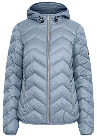 fransa FRBAPADDING Damen Steppjacke Übergangsjacke Jacke Kapuze mit Gummizug leicht gefüttert, Größe:XL, Farbe:Infinity (174015)