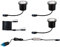 Paulmann 946.91 Plug & Shine LED Bodeneinbauleuchte RGBW Basisset IP65 3000-6500K 3x3,7W Silber