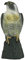 Fulenyi Weißkopfseeadler Figur,Simulierter Garten Jagd Köder Adler - Kleiner Adler Fake Hawk Decoy Statue Vogelabwehrschutz für Outdoor Falcon Garden Decor