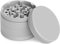 Movaleaf Ceramic Grinder/Crusher, Non-Stick, 4-Piece, Nano Ceramic Coated Herb Mill, Diameter 63 mm, Includes Carry Bag, Pollen Scraper and Brush. (Grey)