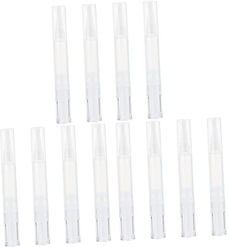 Beavorty 12pcs Nail Nutrient Oil Pen Lip Gloss Tubes Empty Dispenser Sanitary for Lip Gloss Nail Polish