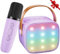 Karaoke Machine Kids Mini Karaoke Machine 2 Microphones for Kids and Adults, Kids Karaoke Machine for Girls with Voice Changer, Gifts Girls Toys for Boy 3 4 5 6 7 8 9 10+ Years (Purple)