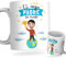 DEREGALOOS Taza de cerámica divertida para Padres. Taza de café Regalo día del Padre. Regalo Original con frase para hombre. Tazas divertidas con frase. (El mejor padre del mundo)