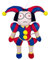 wiztex Pomni Digital Circus Plüsch, Jax Plush Cuddly Toy for Kids - The Amazing Digital Circus Kuscheltier Gift for Kids - Pomni Plush Toy Digital Circus Plush Clown (Pomni 30 cm)