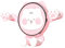 Support de TéLéPhone de Voiture RéGlable à 360 °, Chat de Dessin Animé, Support MagnéTique pour TéLéPhones Portables de 4 à 7 Pouces, Accessoires de Voiture Mignons pour Femmes, Rose