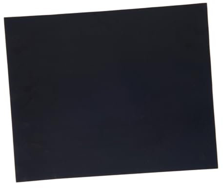 Amosfun Hojas estera de ptfe estera barbacoa alfombrilla barbacoa esterilla para barbacoa Estera antiadherente estera para hornear Black