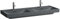LAUFEN Meda Doppelwaschtisch, unterbaufähig, 1300x460mm, 1 Hahnloch je Becken, mit Überlauf, H8141127581041, Farbe: Graphit matt