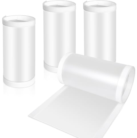 Door Finger Guards 4 Rolls Door Finger Pinch Guard Baby Proof Door Finger Protector Child Pet Safety Door Hinge Cover Strip for Home Nursery, 120cm