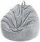 Highdi Sitzsack für Erwachsene, nur Bezug (Keine Füllung), Gaming Sitzsäcke XL Giant Grey Bean Bag Chair für Outdoor Living Room Decor (100 x 120 cm)