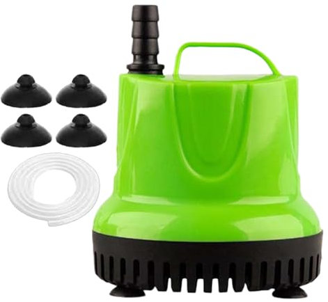 Pompe de circulation de poissons, pompe de filtre d'aquarium - Pompe de bassin calme avec tasse d'aspiration de filtre hydroponique moteur à faible bruit pour bassin