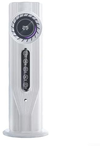 Mini refrigeratore d'aria portatile, evaporativo, ultra silenzioso, funzione 3 in 1, umidificatore per ufficio, casa, camera da letto, colore: bianco