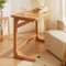 ZDFTGKM Mesa de bar industrial moderna, mesa de madera maciza de altura estrecha para isla de cocina, encimera rústica para habitación interior, cafetería, granja, sin taburete (60 x 40 x 70 cm)