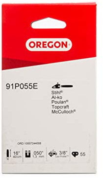 Oregon Catena 3/8 LP per Motosega da 55 Maglie di Trasmissione 1.3mm, Adatte a Barre da 40 cm, Compatibile con Stihl ed altre marche
