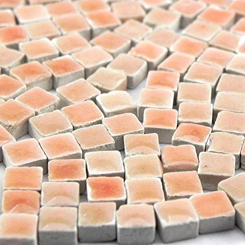 ALEA Mosaic Mini Mosaiksteine 5x5mm, 1000 Stück, Hellrosa, WR04